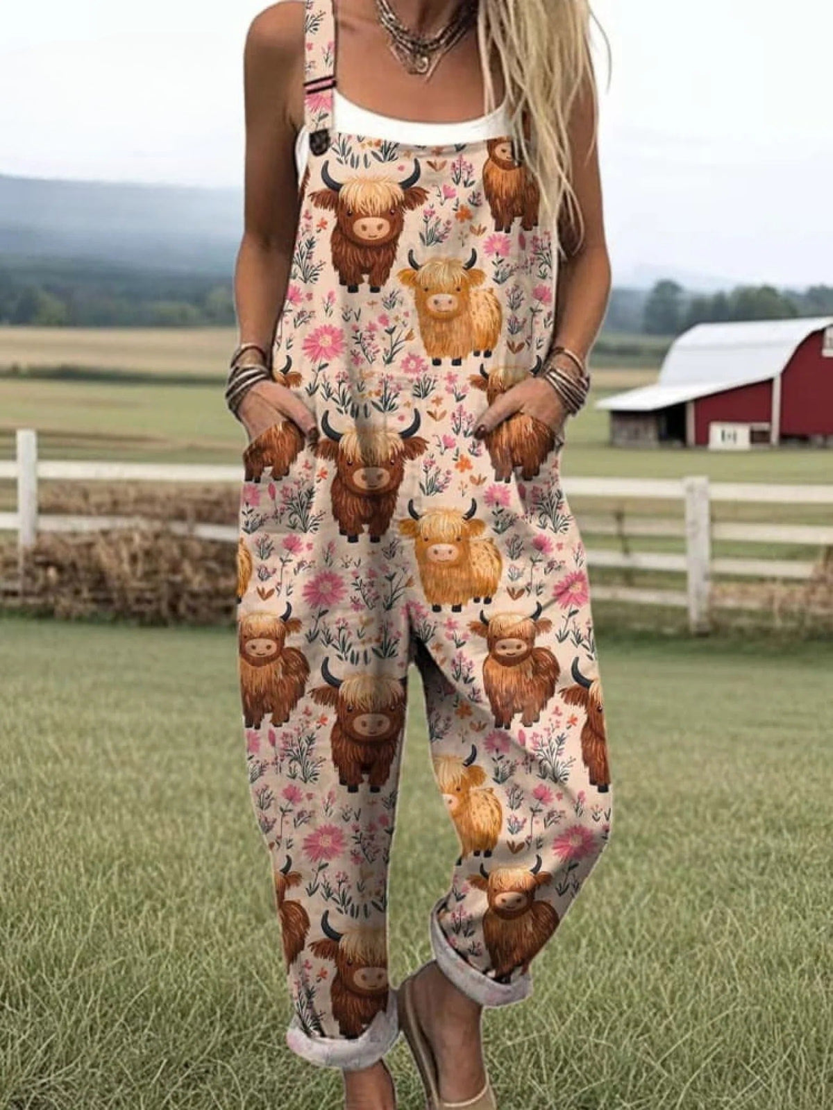 Edris | Flying Bees Embroidered Jumpsuit