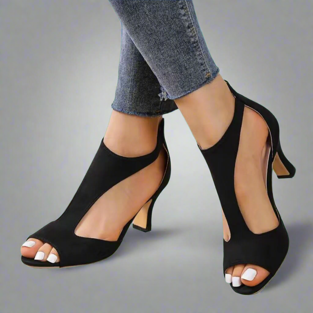 Heidrun | Elegant Comfortable Heeled Sandals