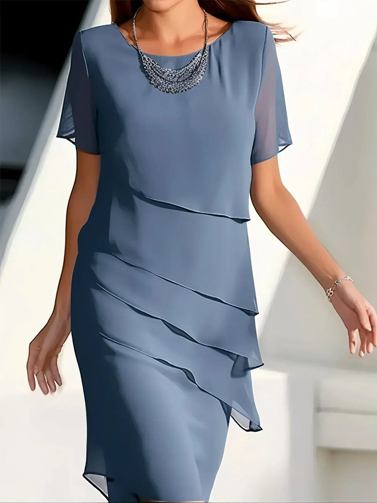 Isabella | Elegant Tummy Flattering Dress