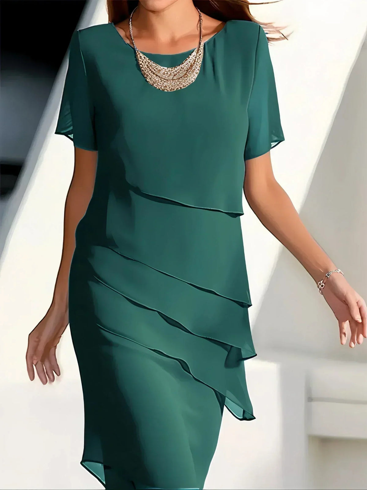 Isabella | Elegant Tummy Flattering Dress