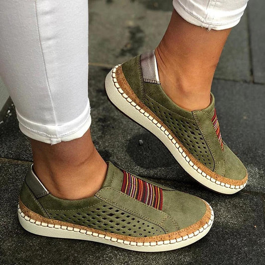 Carolyn | Chic Boho Slip-On Sneakers