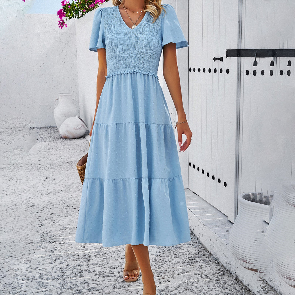 Lola | Flattering Polka Dot Dress