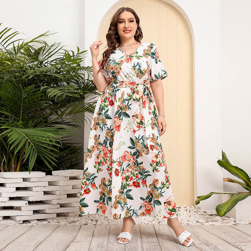 Mia | Tummy-Flattering Floral Maxi Dress