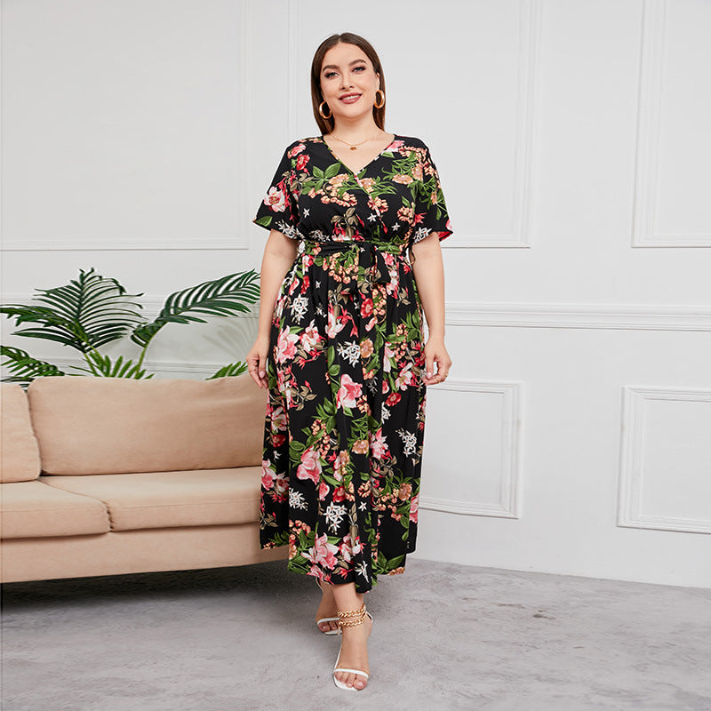 Mia | Tummy-Flattering Floral Maxi Dress