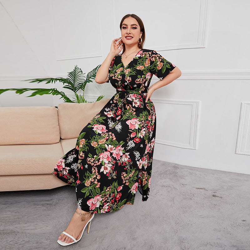 Mia | Tummy-Flattering Floral Maxi Dress