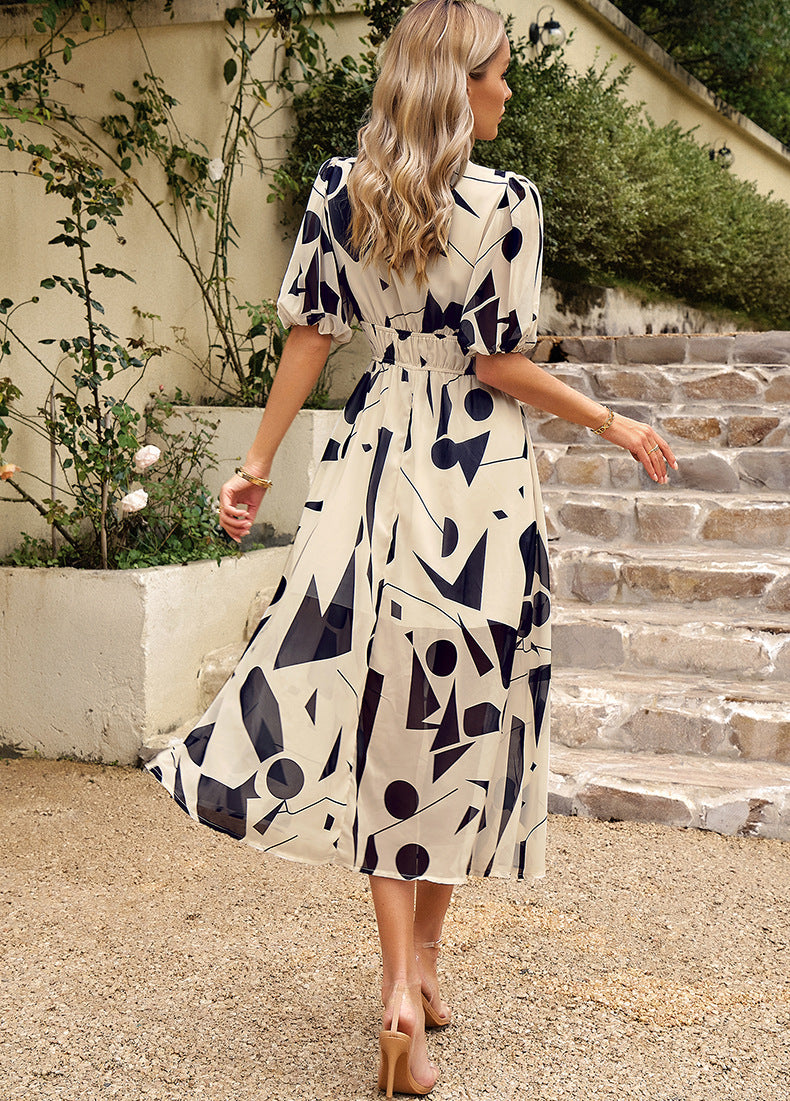 Ruby | Flattering Floral Midi Dress