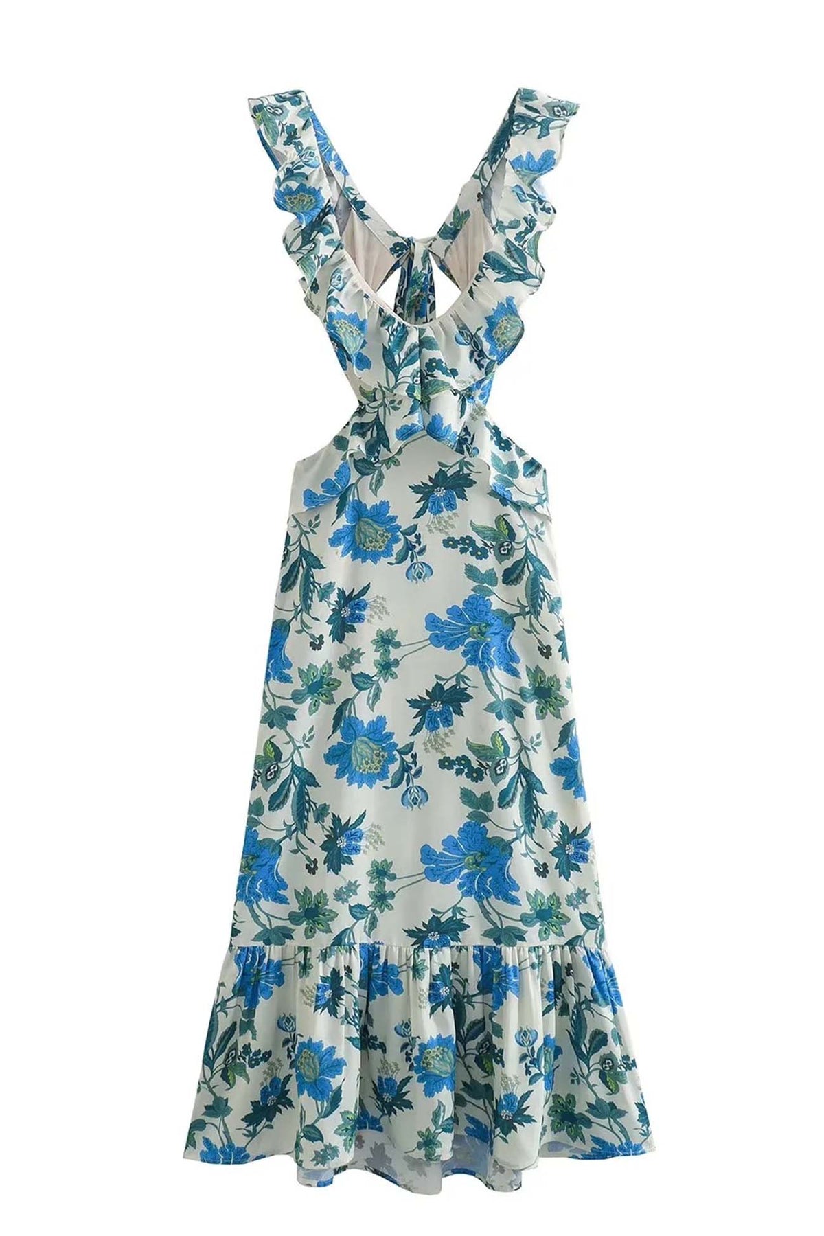 Ariella | Ruffled Floral Dress
