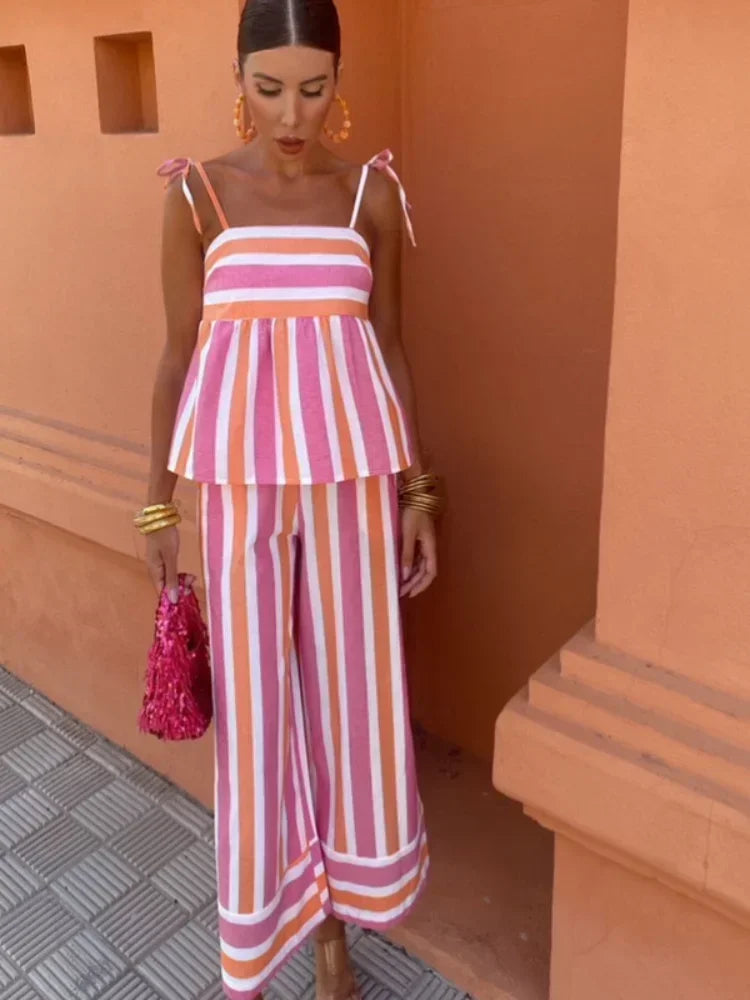 Hanne | Elegant Printed Summer Outfit For Women