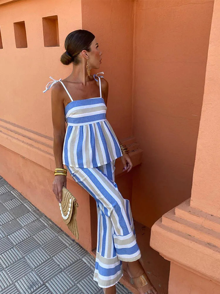 Hanne | Elegant Printed Summer Outfit For Women