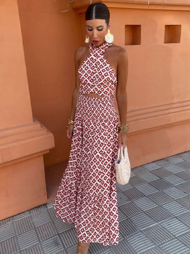 Mickay | Elegant Midi Dress Off-Shoulder Design