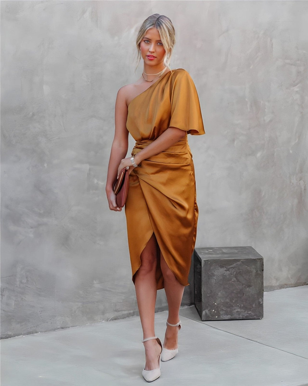 Dhalia | Elegant Asymmetrical Dress