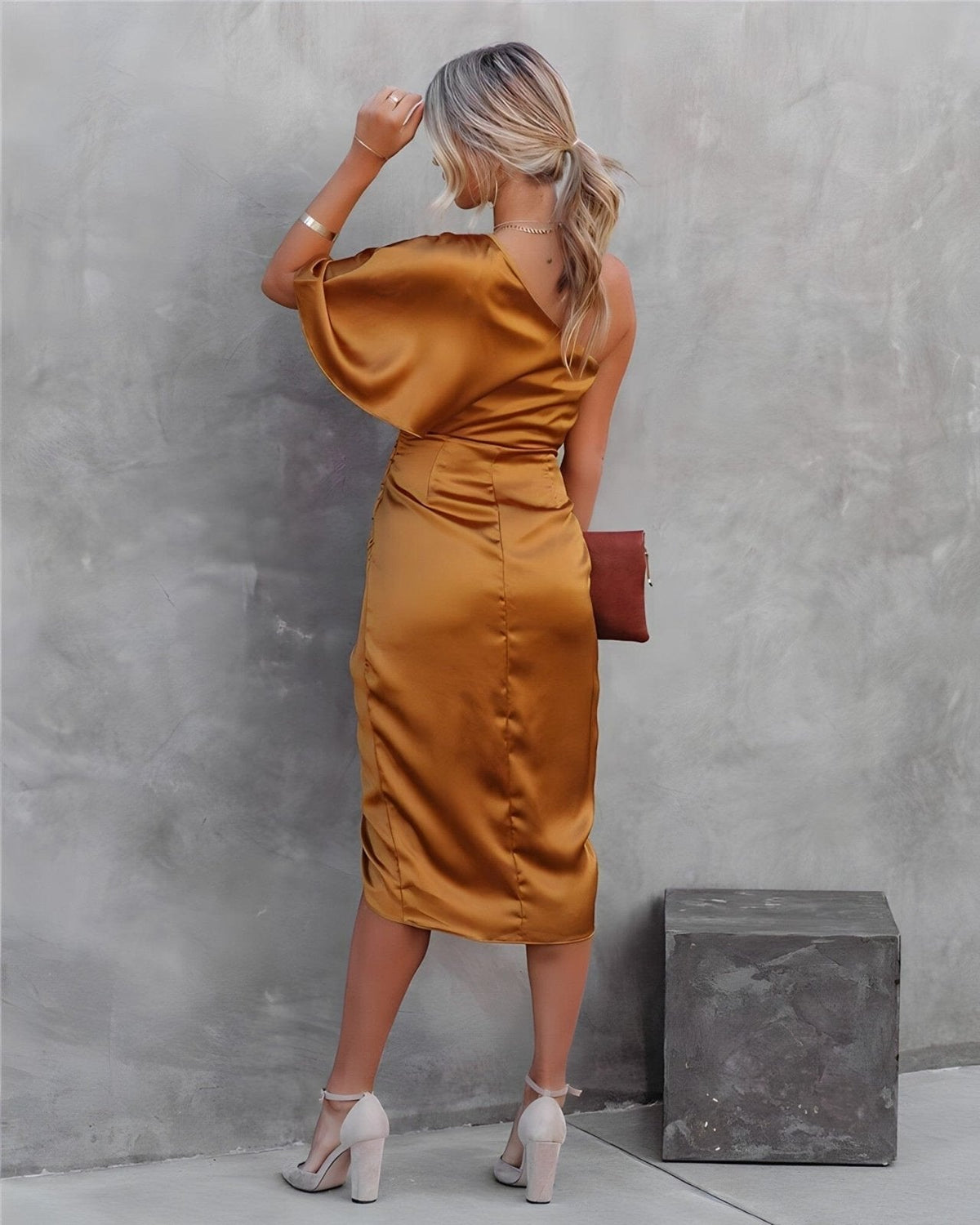 Dhalia | Elegant Asymmetrical Dress