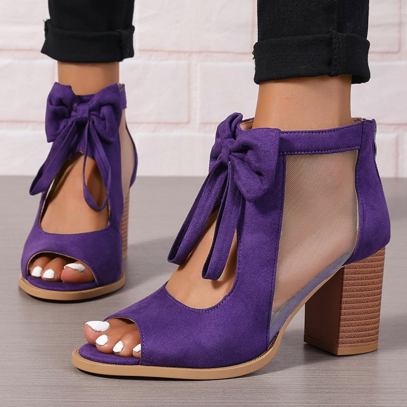 Rachele | Bow Charm Orthopedic Heels