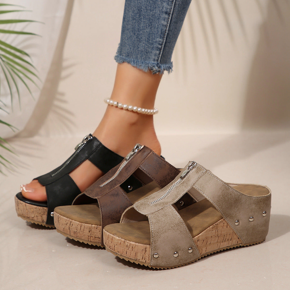 Laura | Stylish Wedge Sandals