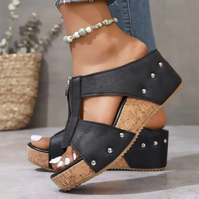 Laura | Stylish Wedge Sandals